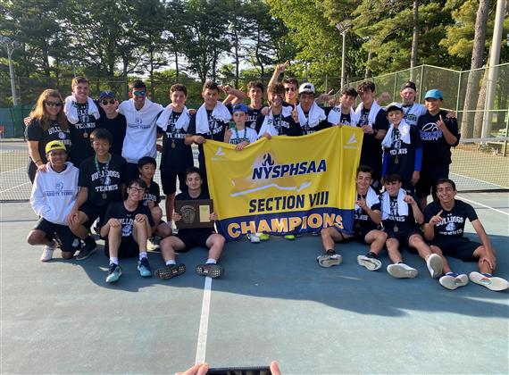Varsity Boys Tennis Earns the County Title!